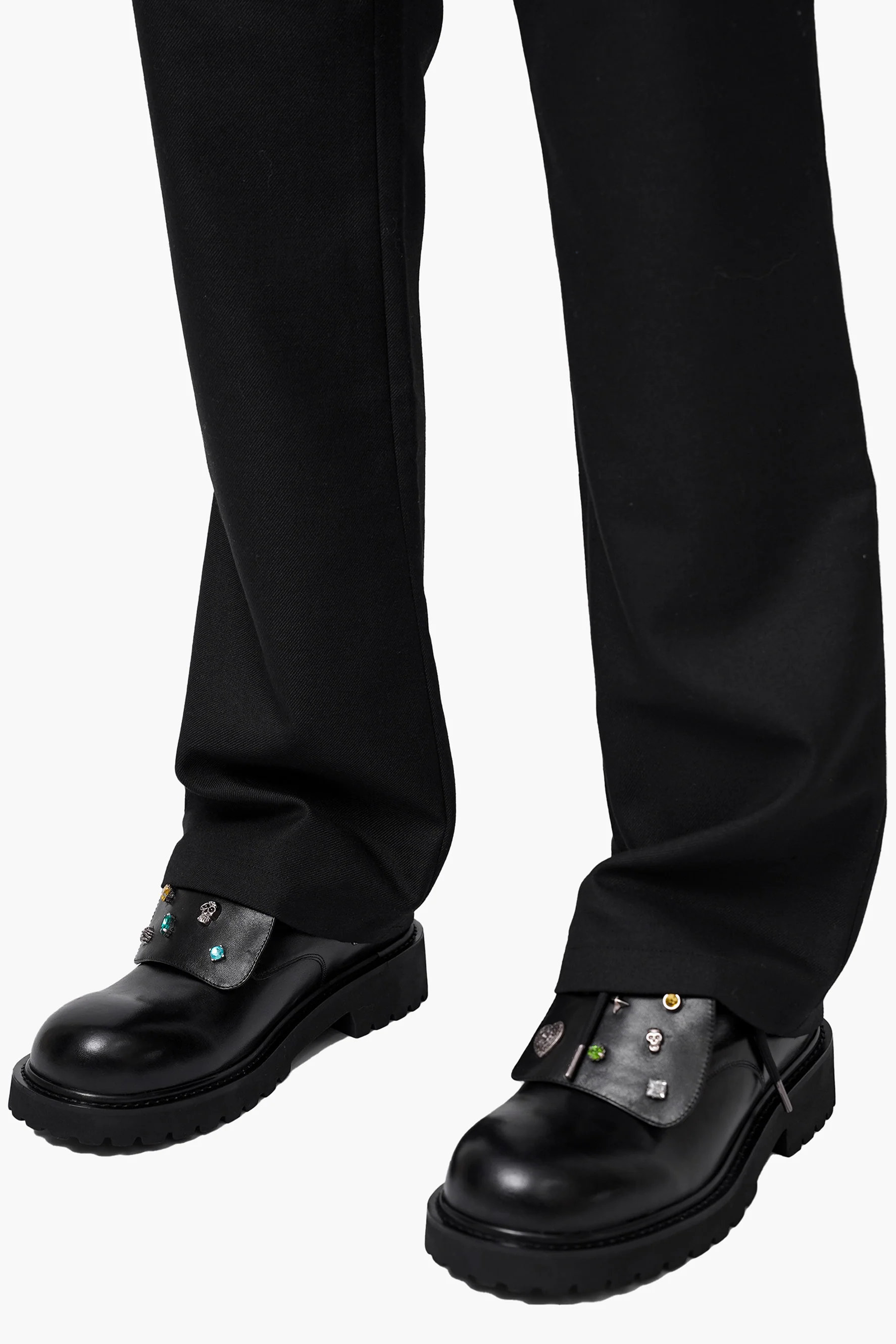 SOL TONGUE LEATHER DERBY SHOES - Image 6