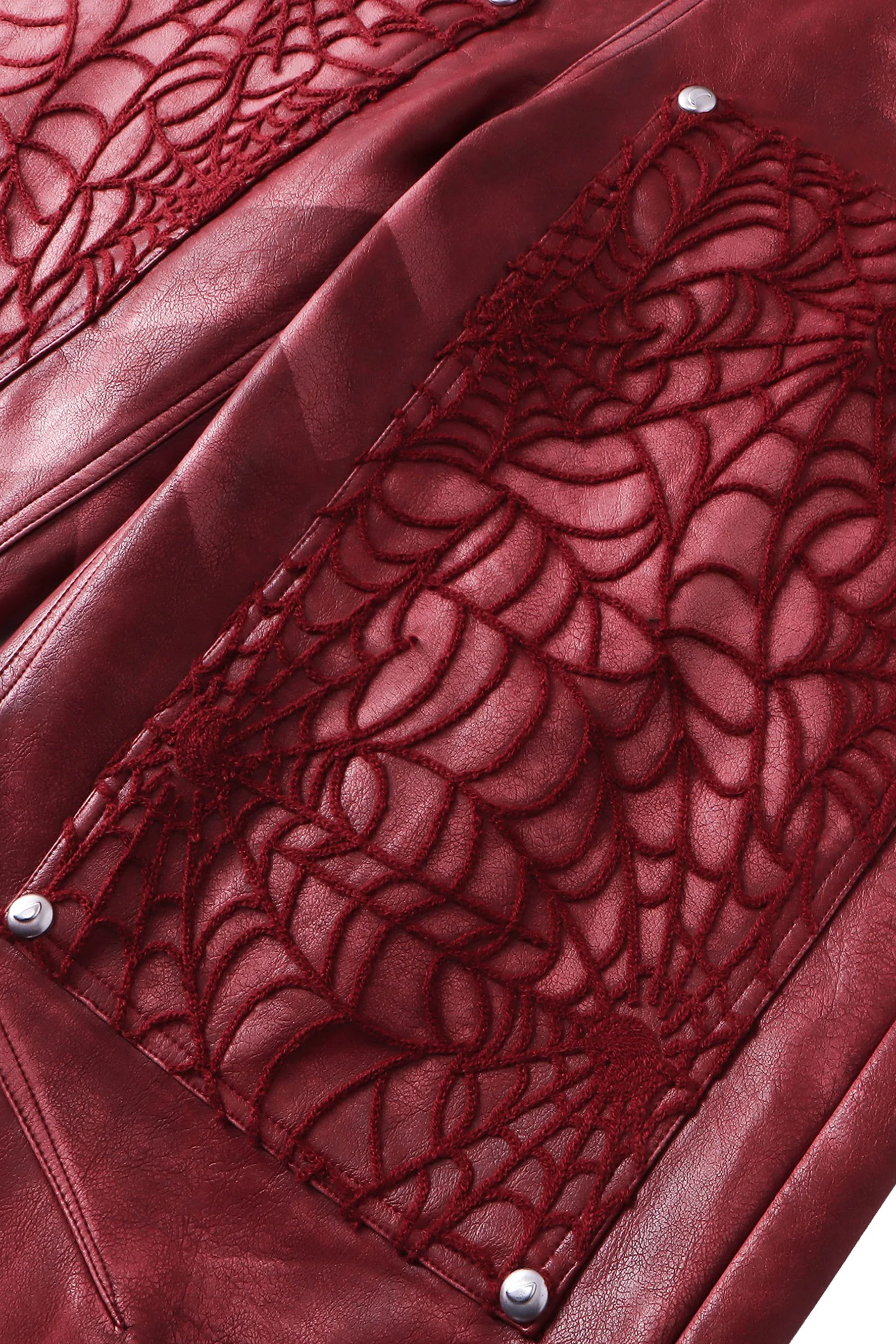 TBHNP COBWEB LEATHER PANTS - Image 11