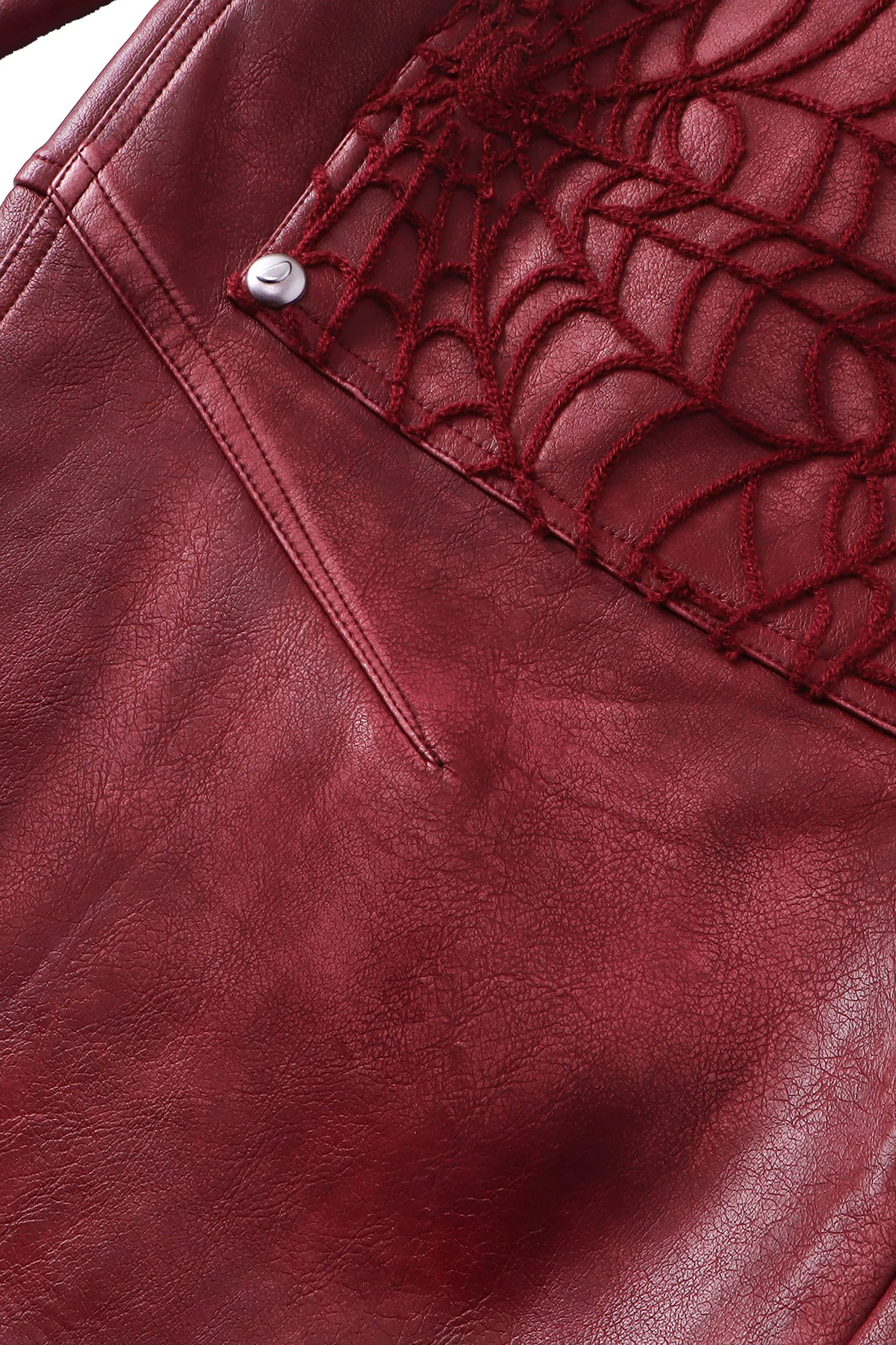 TBHNP COBWEB LEATHER PANTS - Image 13