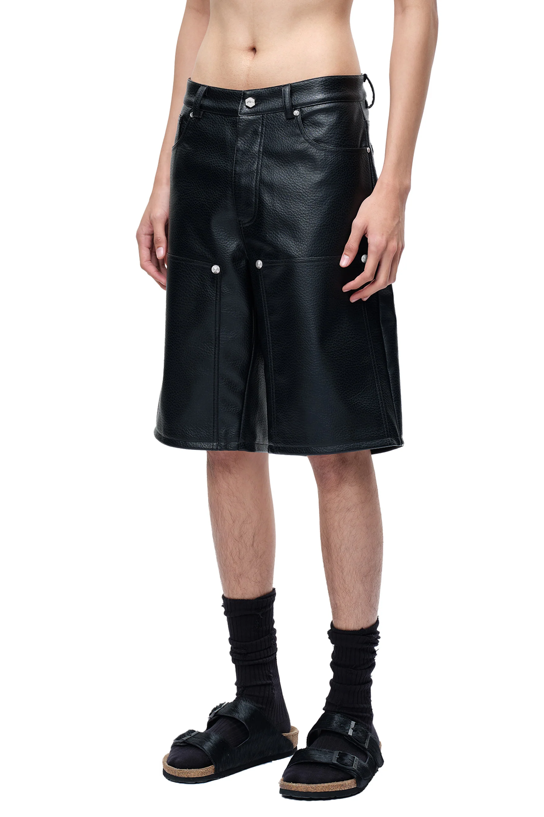 TBHNP DAWN LEATHER SHORTS - Image 2