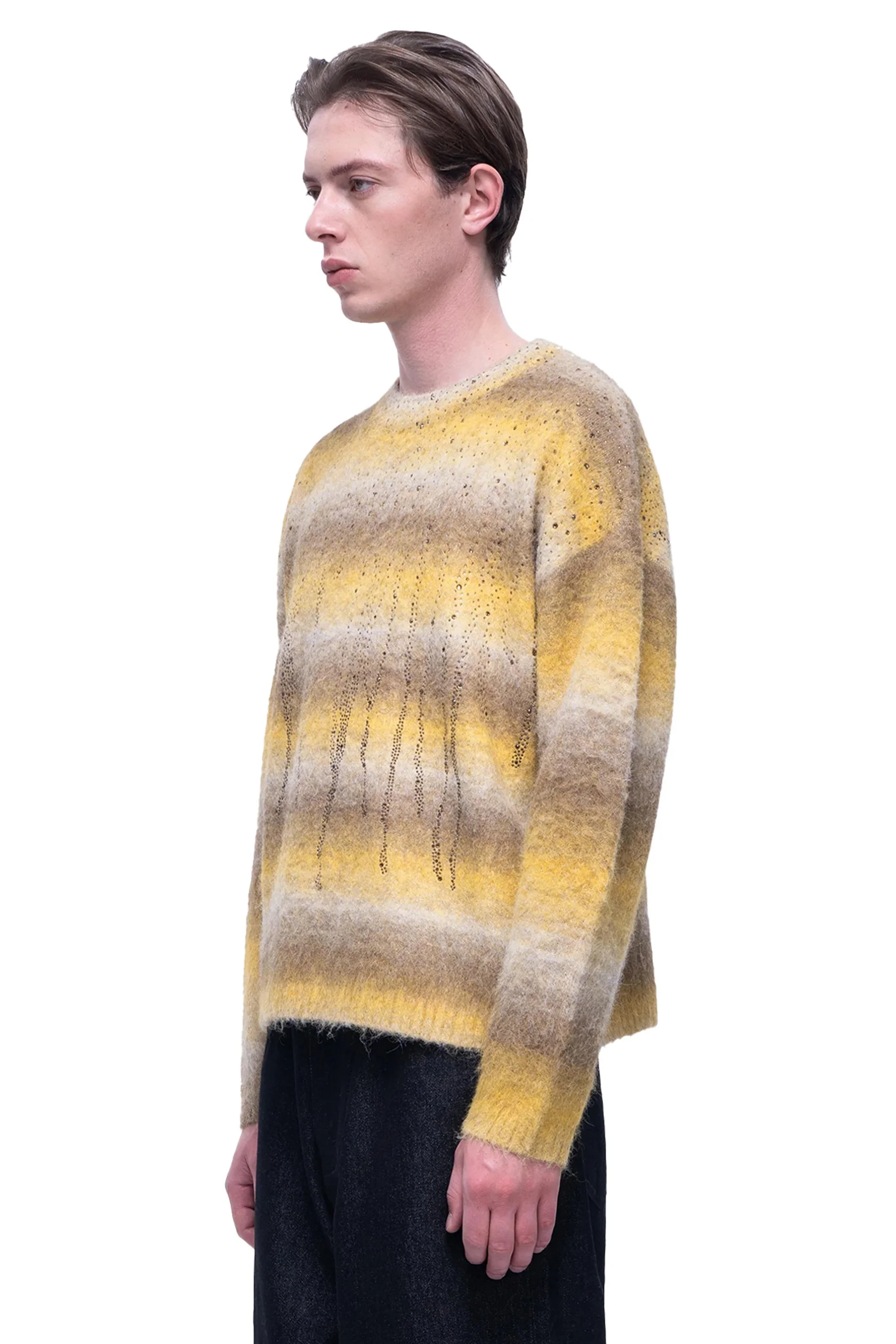 TBHNP RHINESTONE MOHAIR SWEATER - Image 3