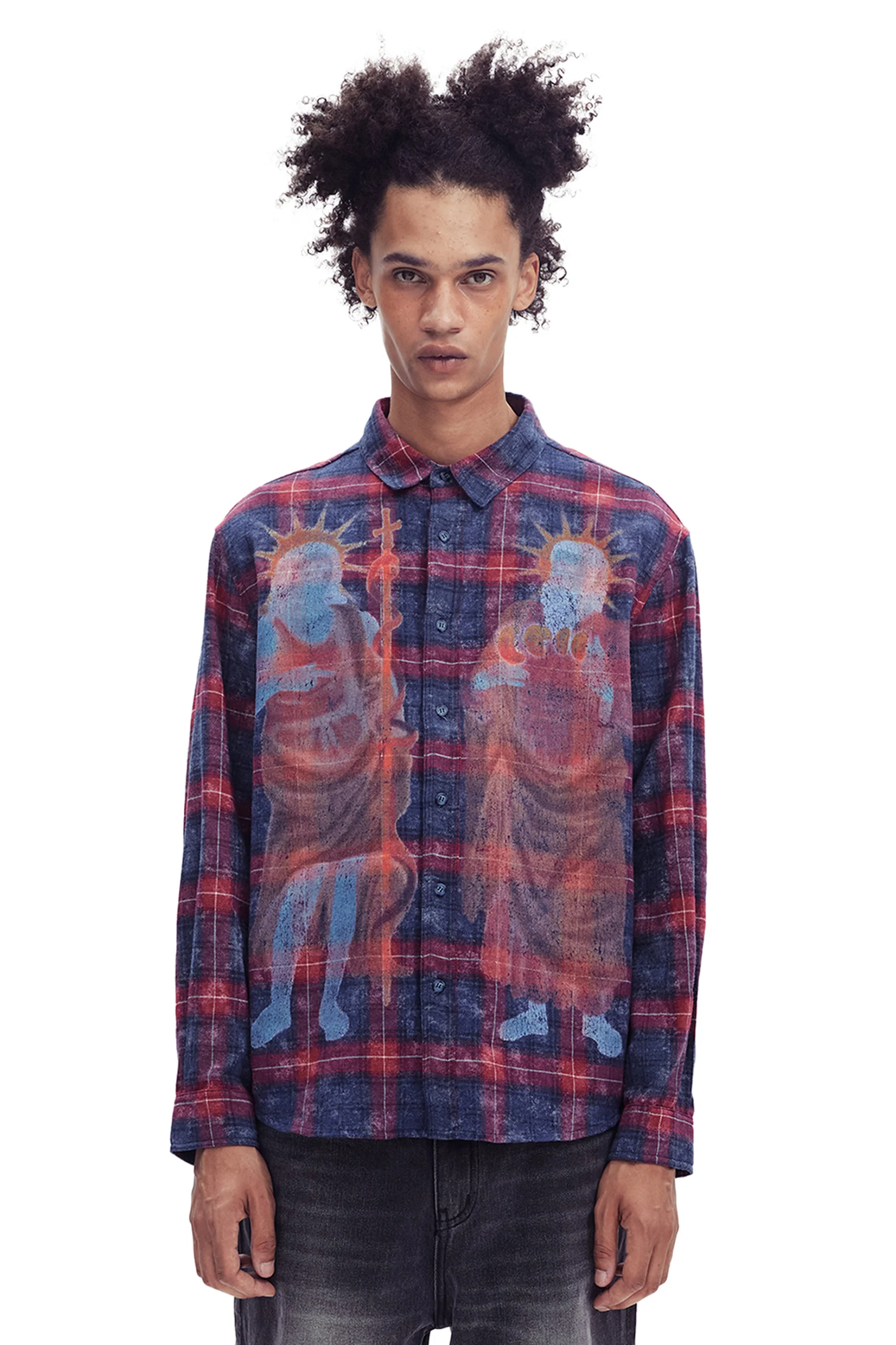 TBHNP SAINT PLAID SHIRT