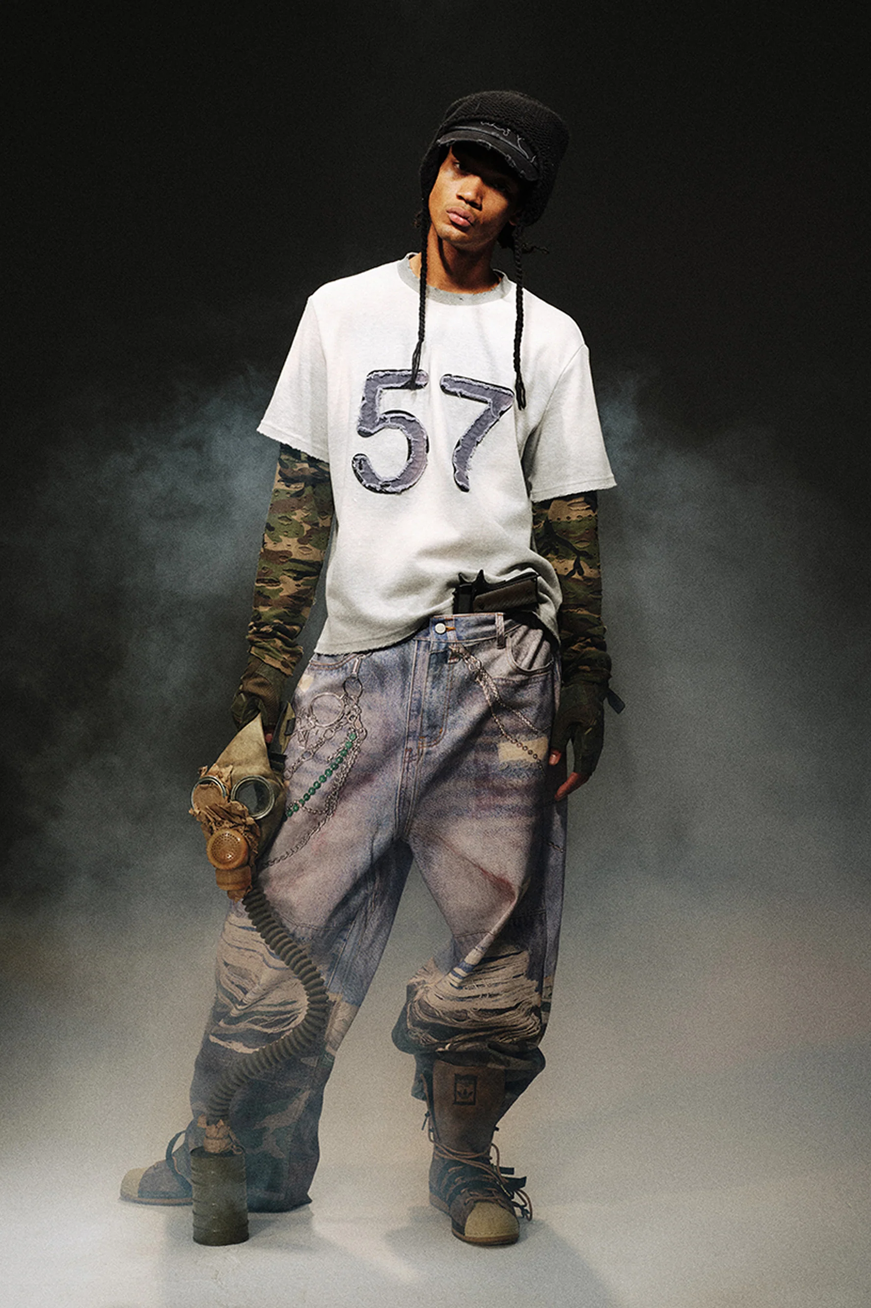 TRECLUB DISTRESSED LONG SLEEVE T-SHIRT - Image 5