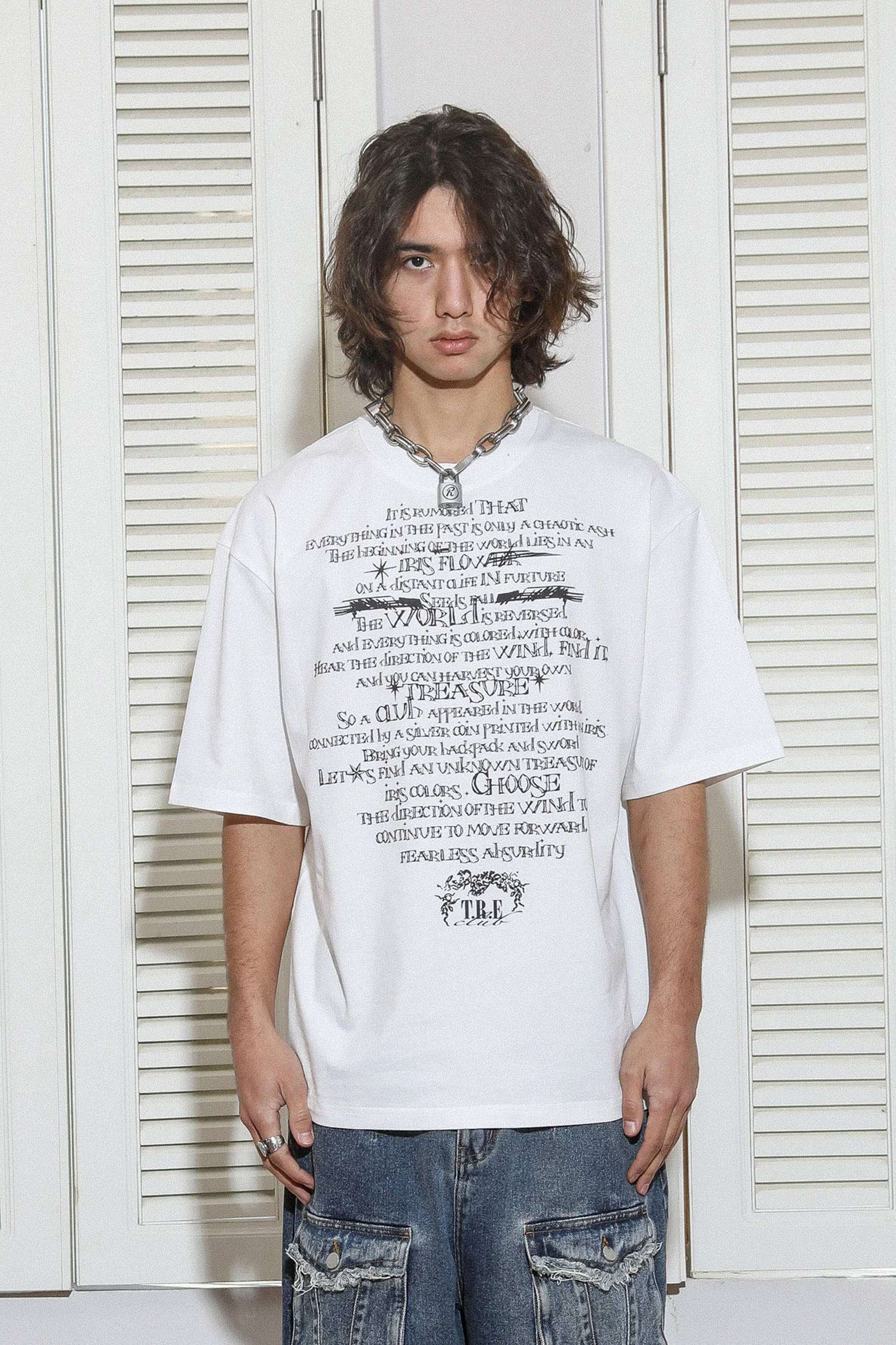 TRECLUB LETTER T-SHIRT