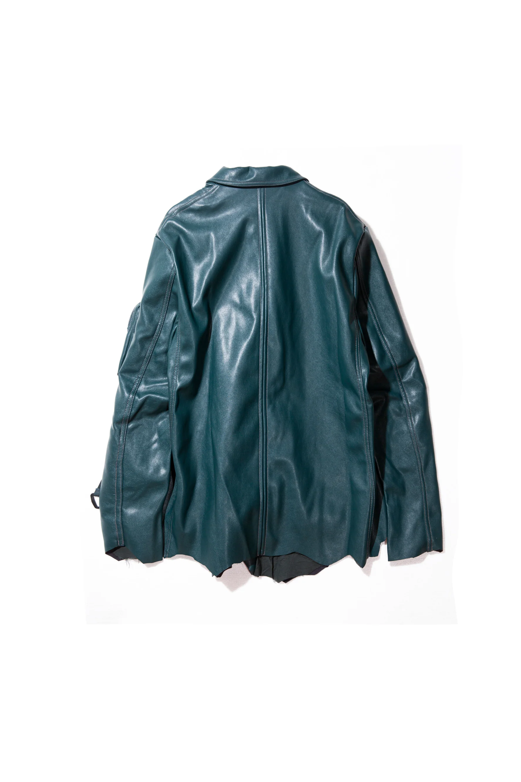 UMAMIISM LONG SLEEVE LEATHER JACKET - Image 7