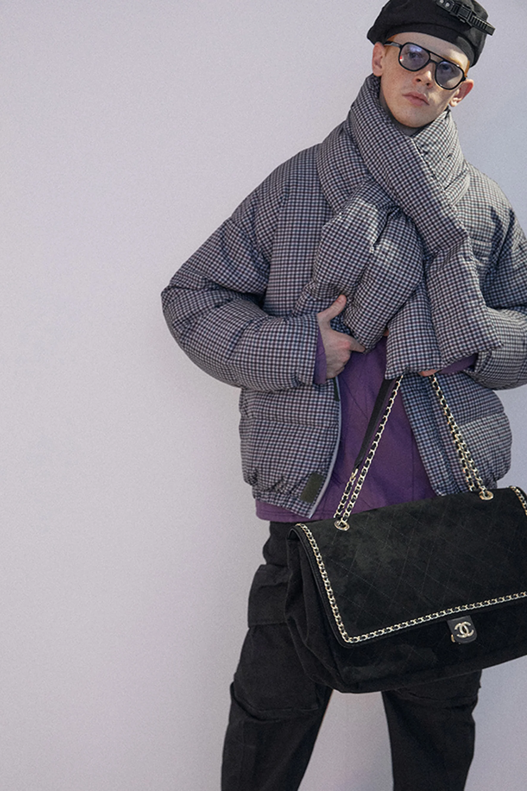 UMAMIISM SCARF DOWN JACKET - Image 3