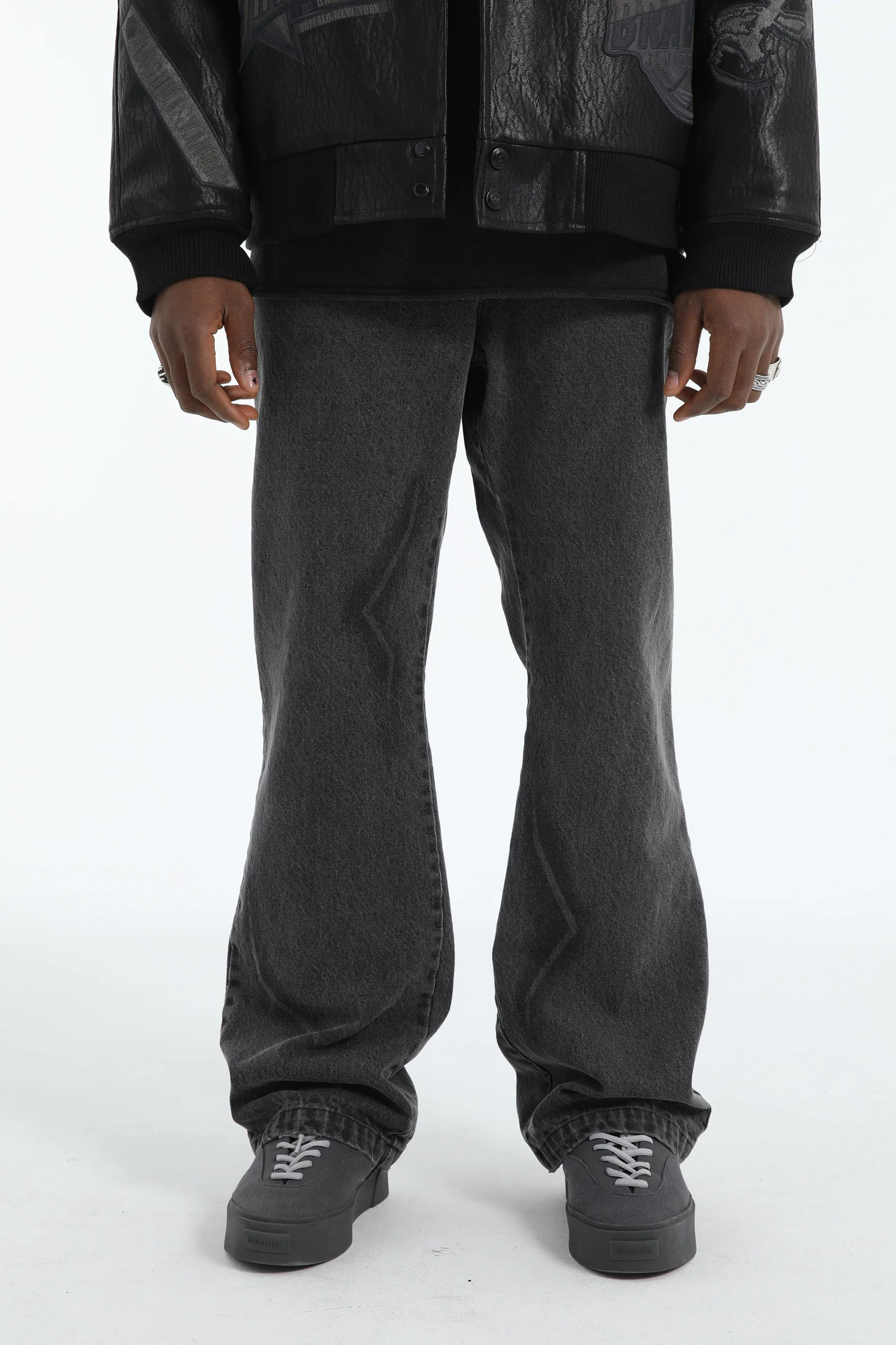 JHYQ WASHED EFFECT PANTS