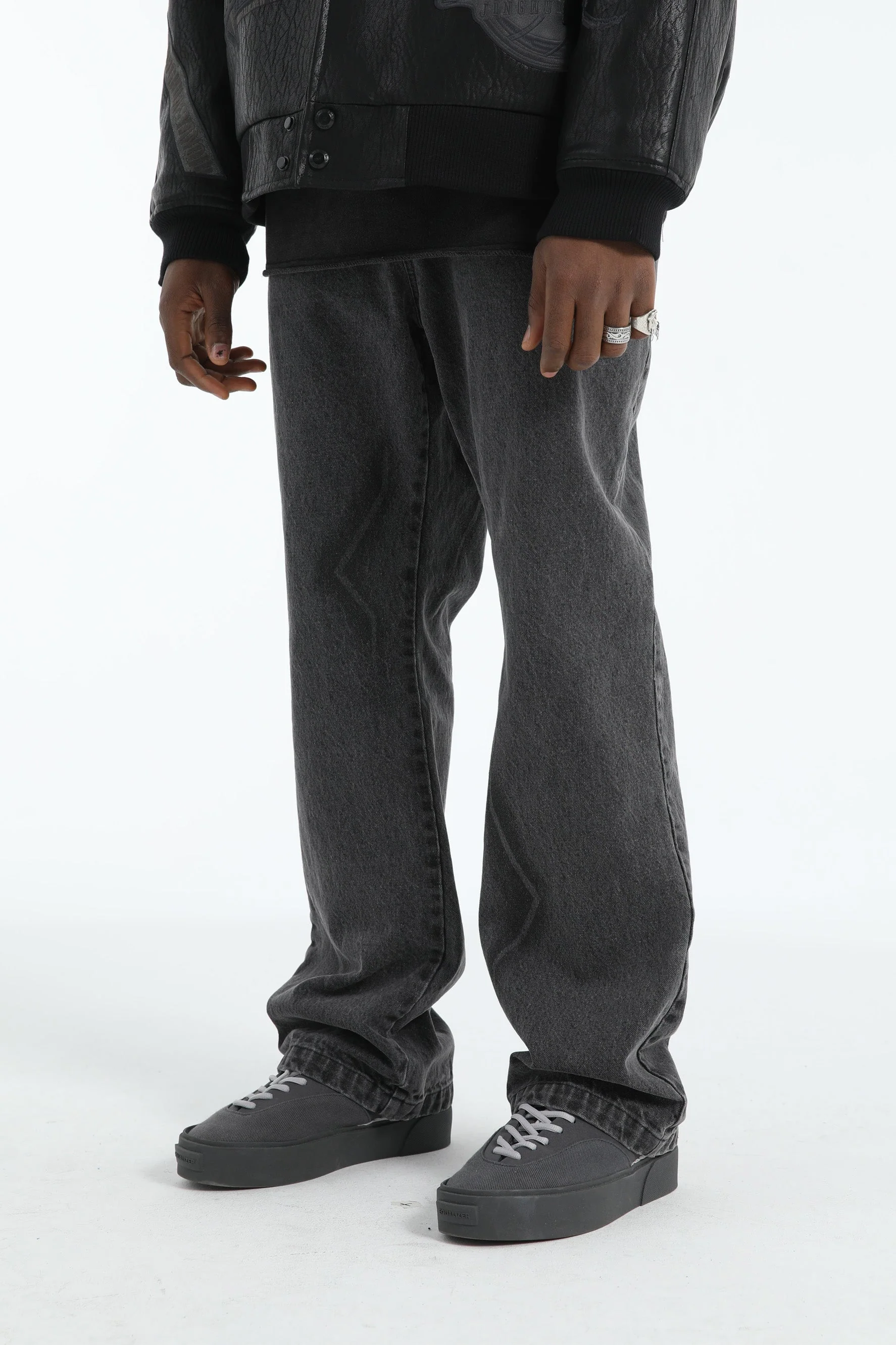 JHYQ WASHED EFFECT PANTS - Image 4
