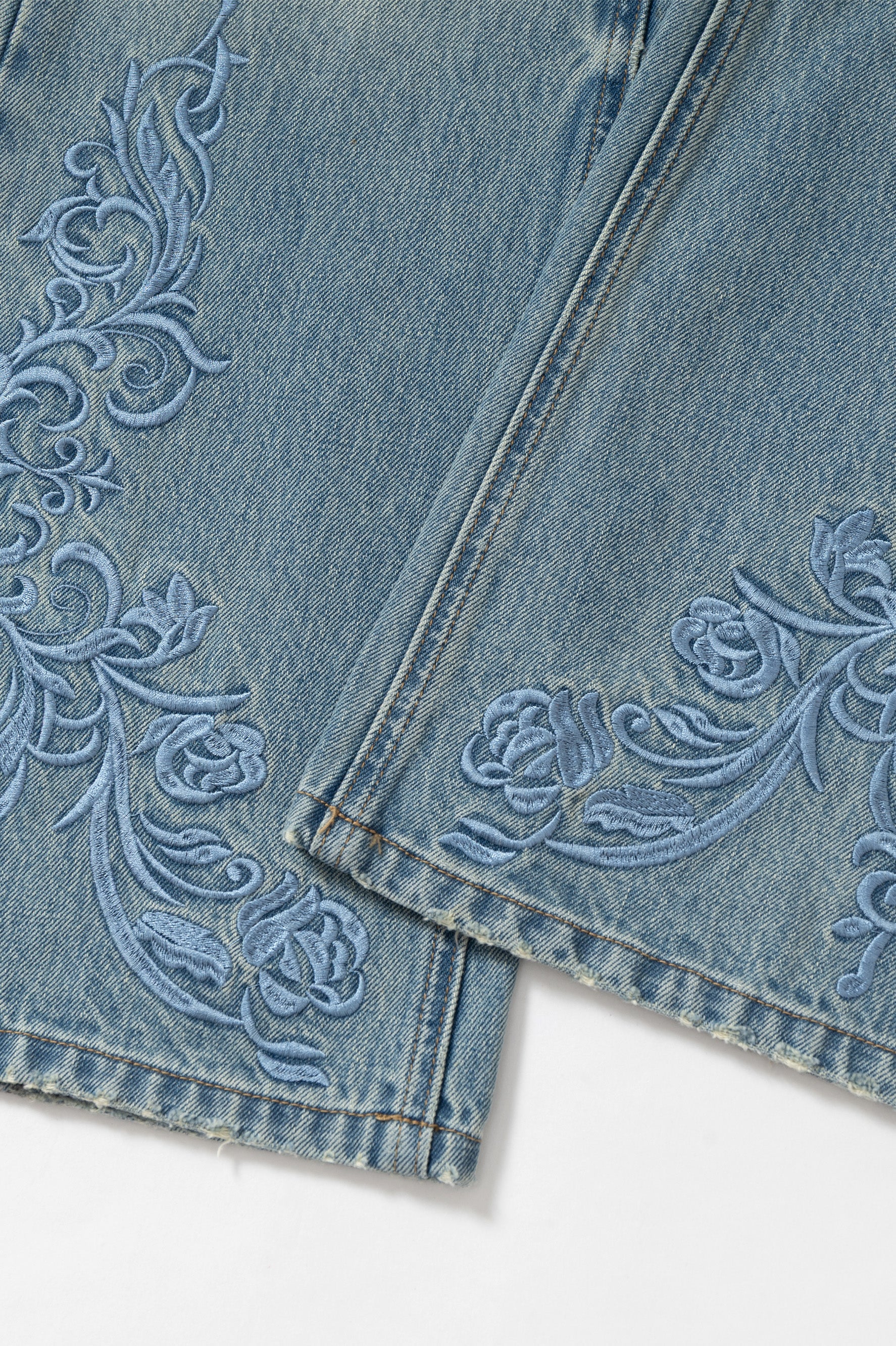 YADCREW AIRCRAFT BUTTON JEANS - Image 6