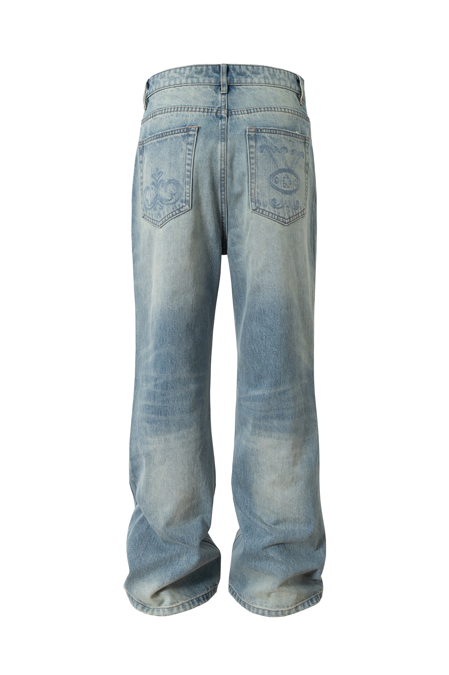 YADCREW AIRCRAFT BUTTON JEANS - Image 8
