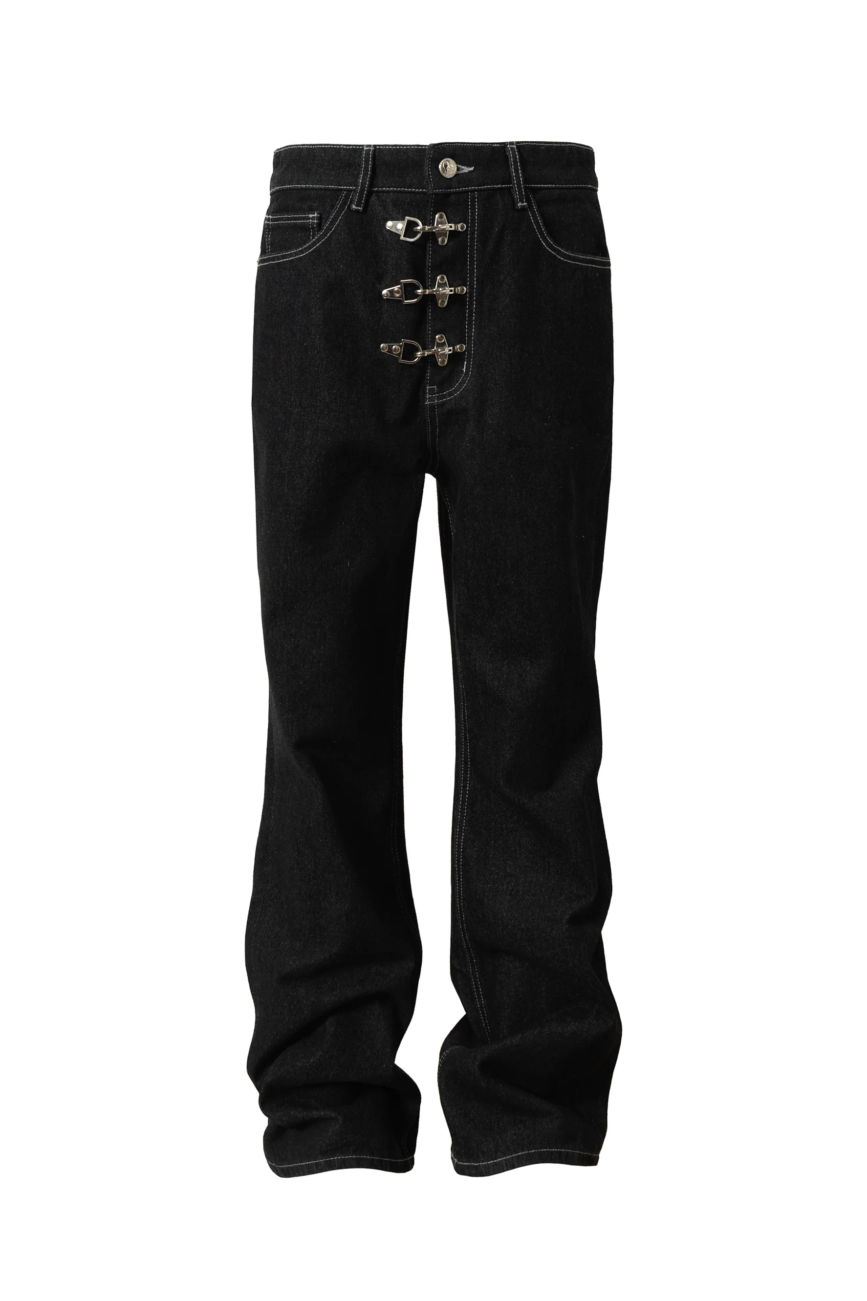 YADCREW AIRCRAFT BUTTON JEANS - Image 6