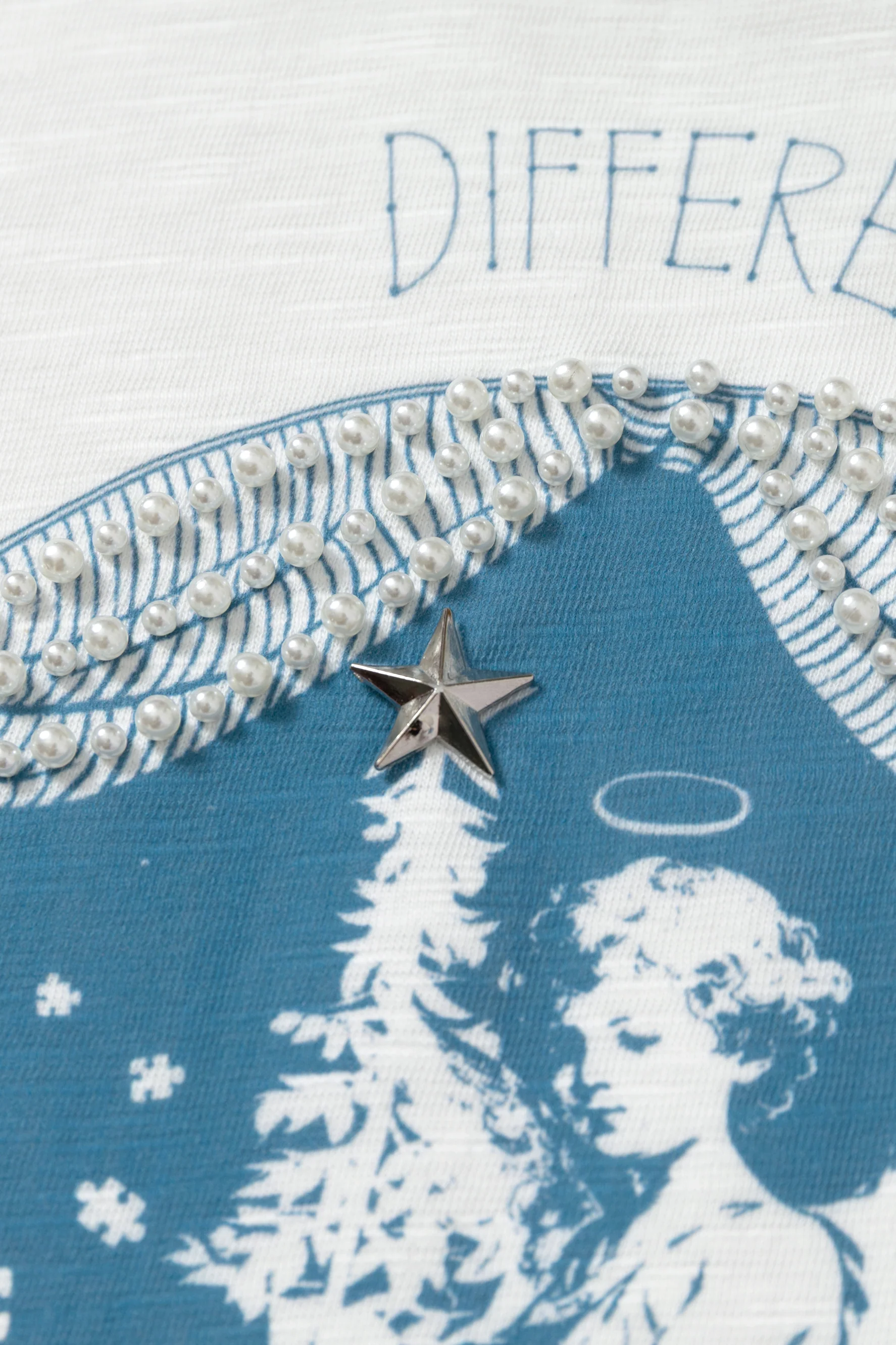 YADCREW ANGEL STUDDED PEARL T-SHIRT - Image 5