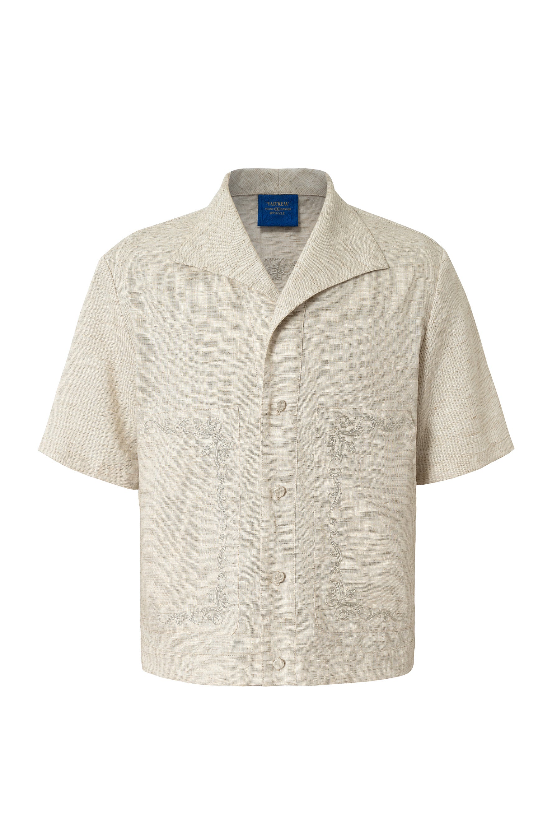 YADCREW BAROQUE EMBROIDERY SHIRT