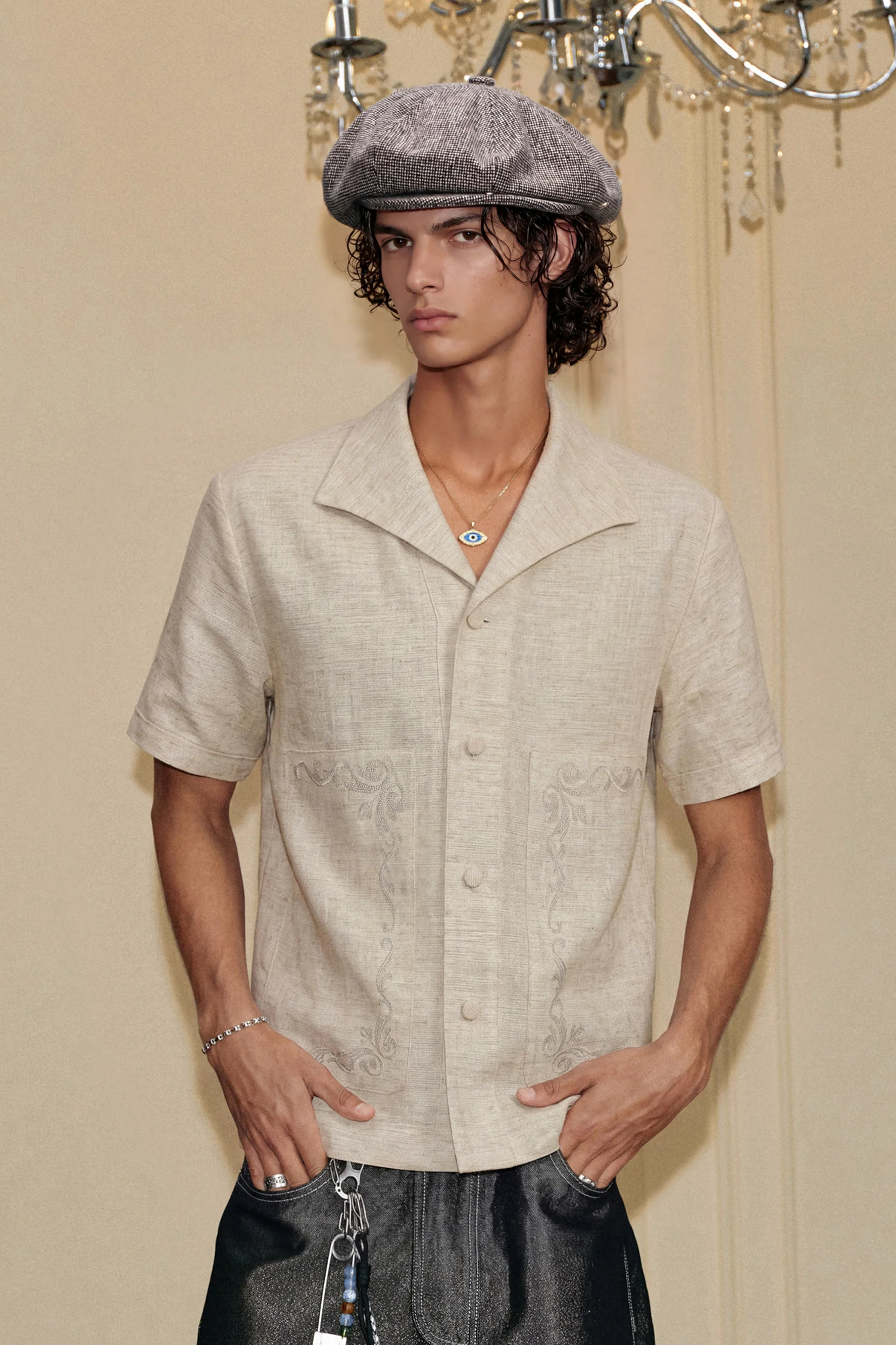 YADCREW BAROQUE EMBROIDERY SHIRT - Image 2