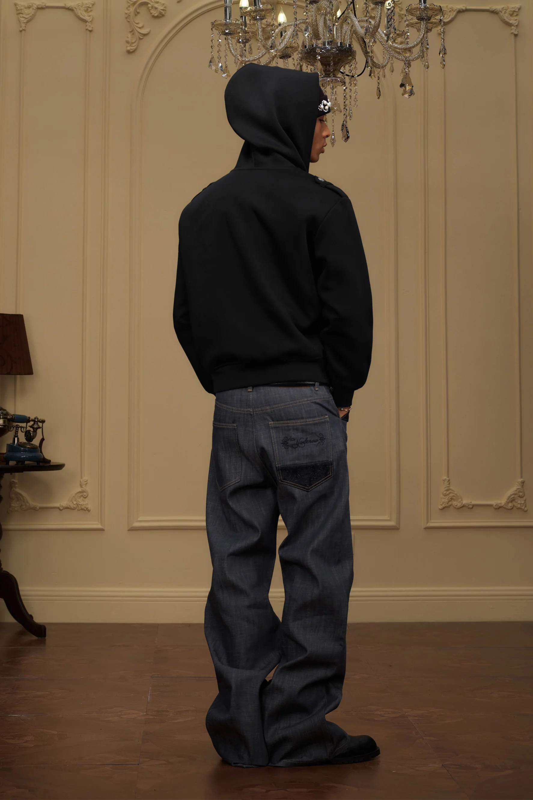 YADCREW COURT STYLE ROPE HOODIE - Image 4