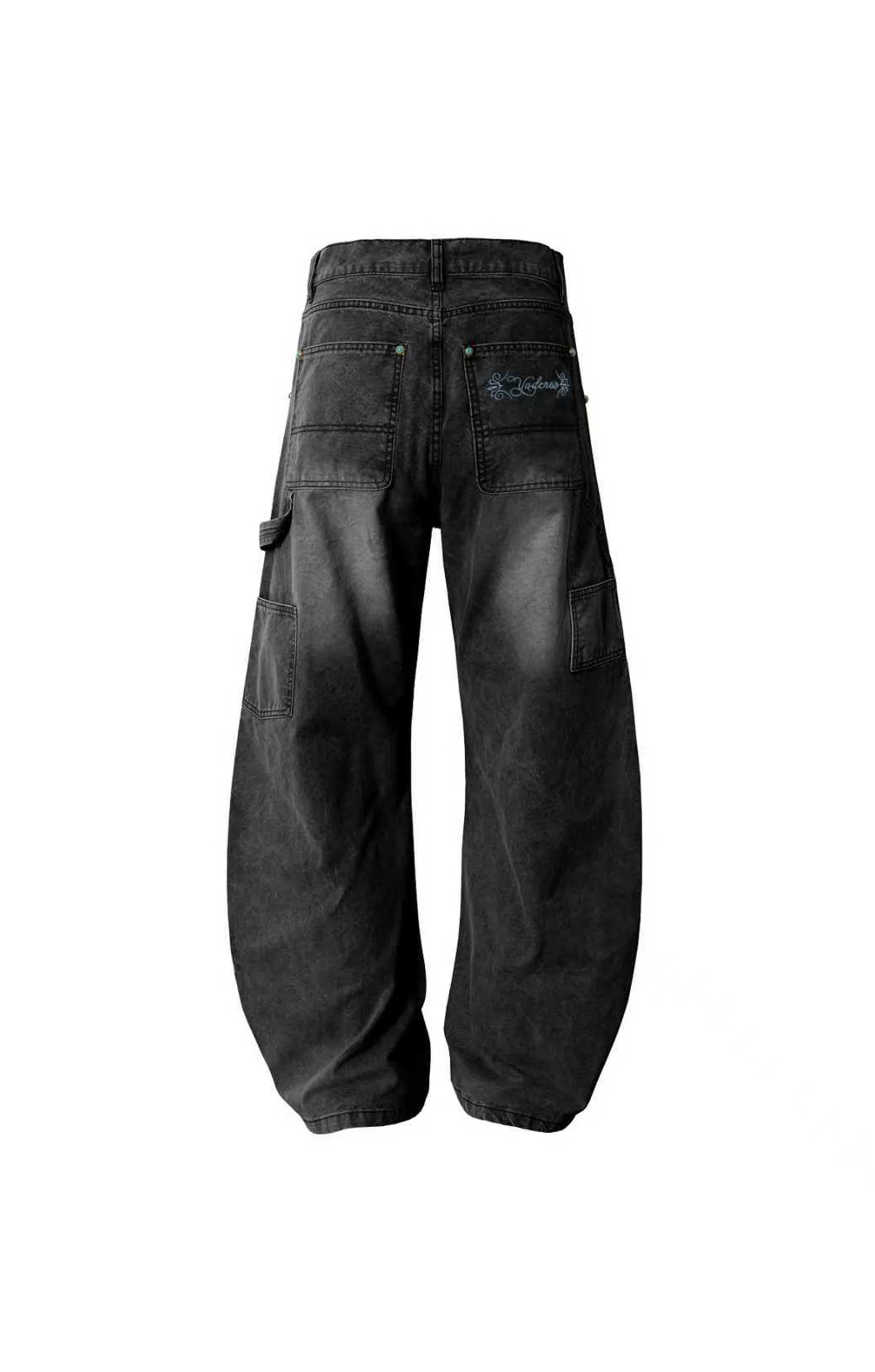 YADCREW CURVED WASHED PANTS - Image 6