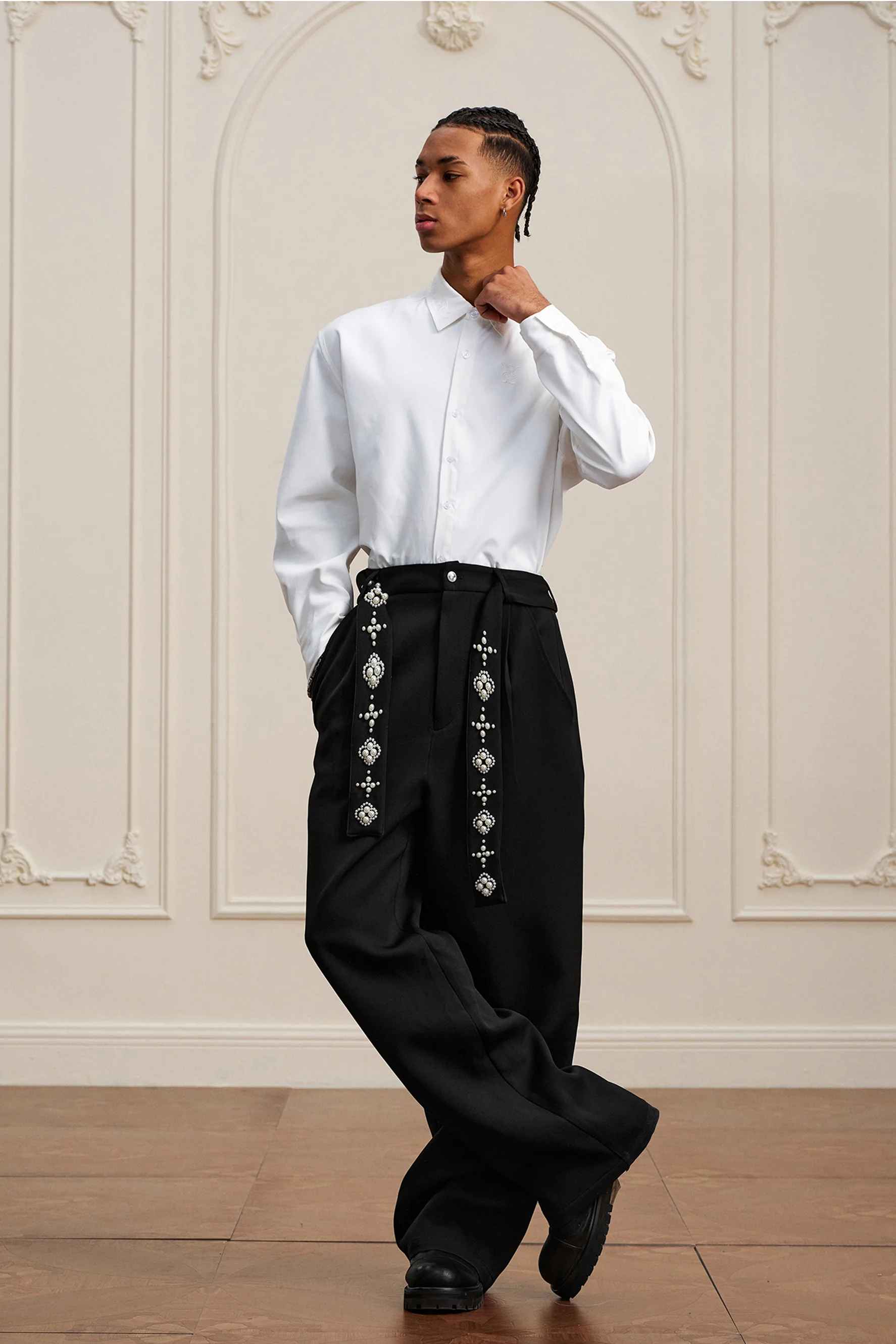 YADCREW DETACHABLE BELT PANTS - Image 3