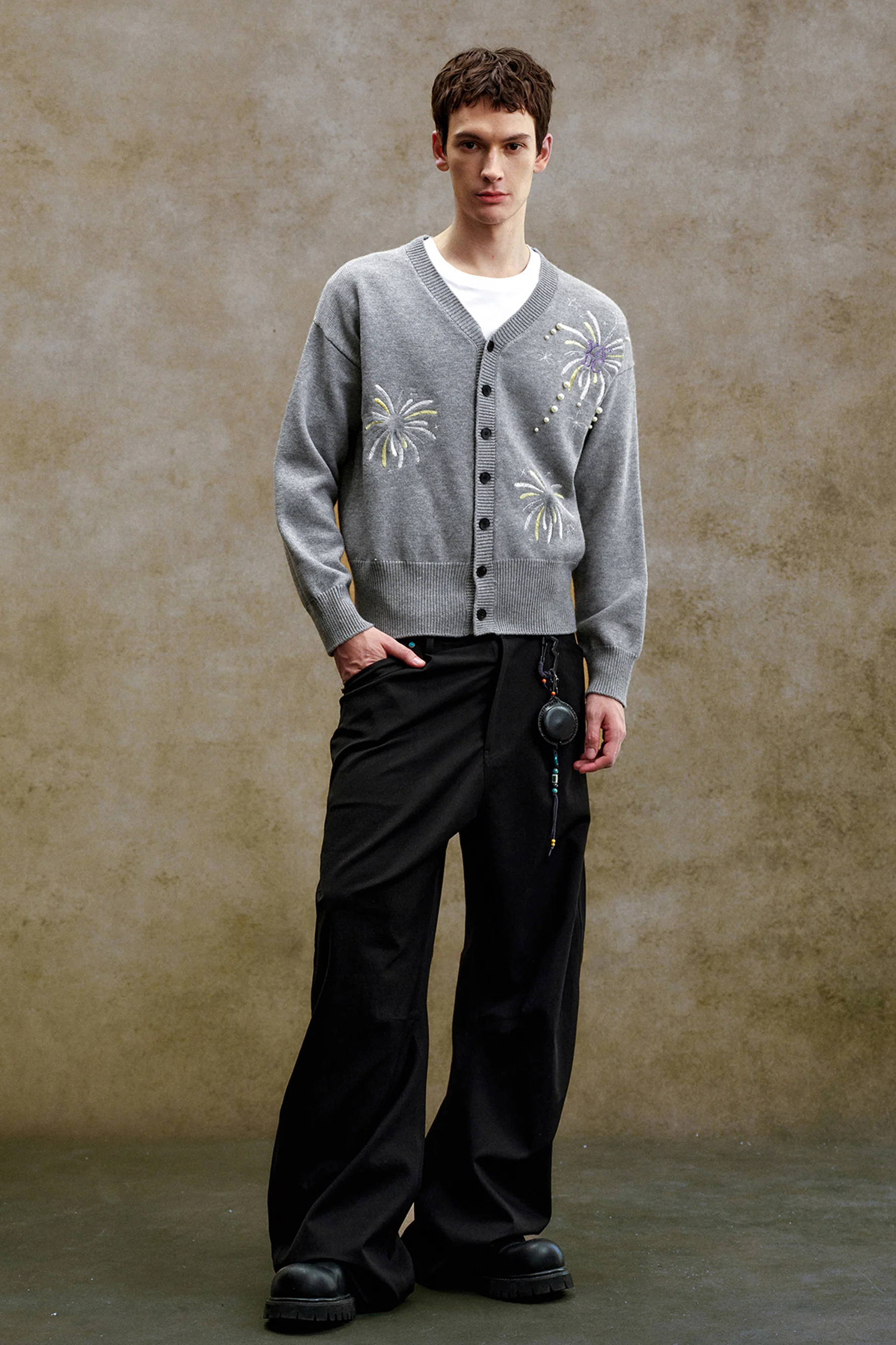 YADCREW EMBROIDERED CARDIGAN - Image 3