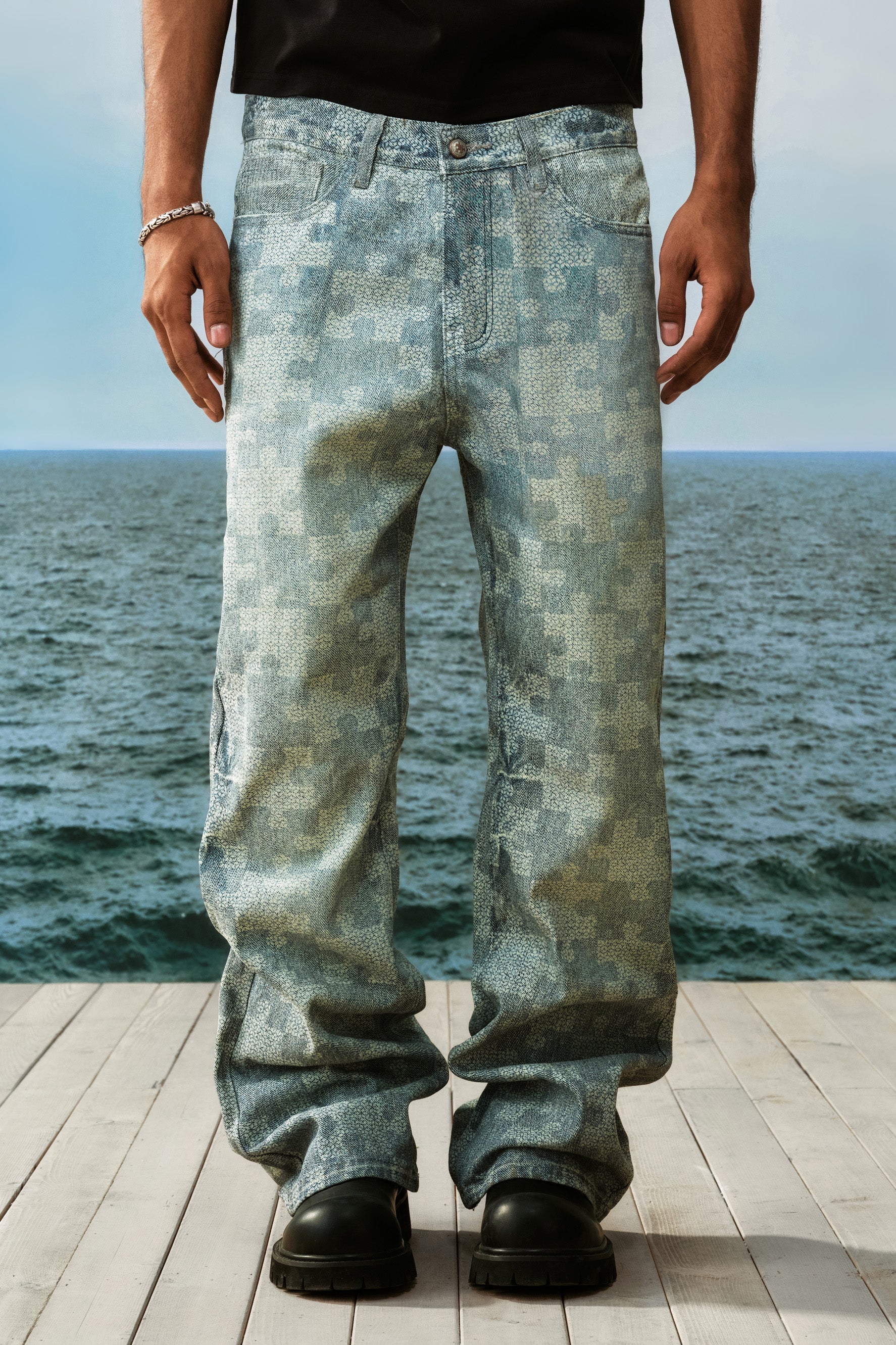 YADCREW JIGSAW PUZZLE JEANS