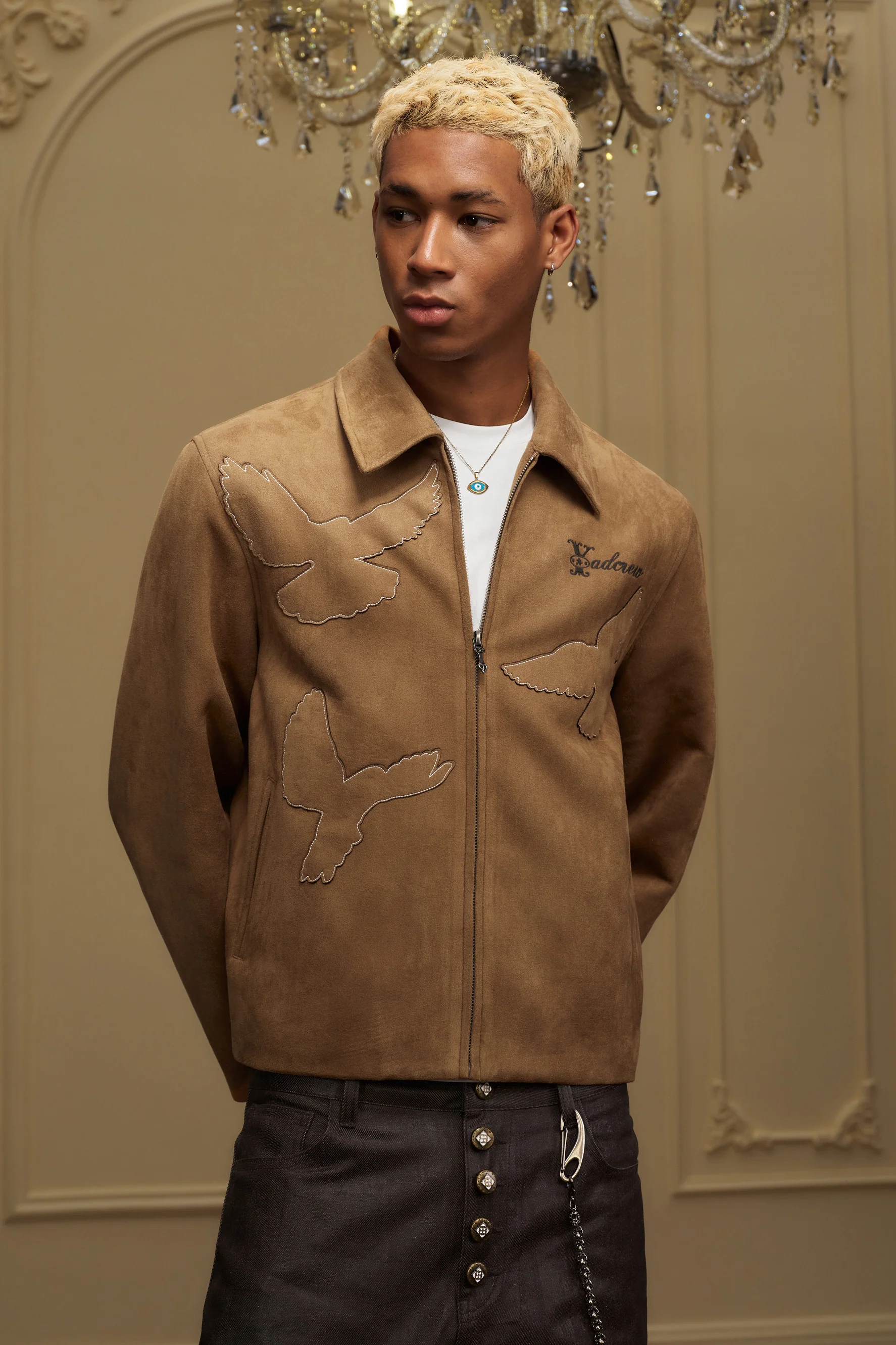 YADCREW PEACE DOVE SUEDE JACKET - Image 10
