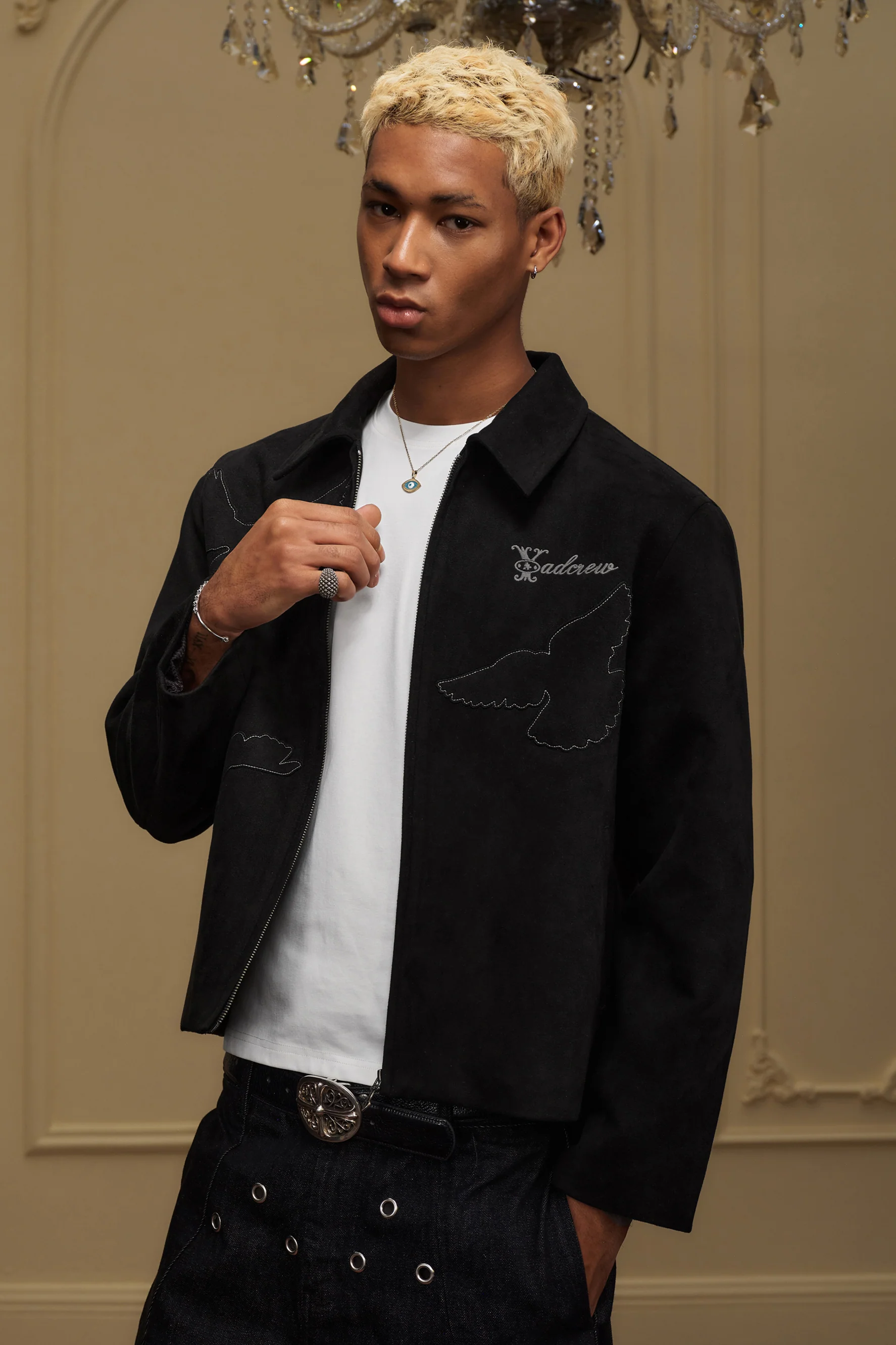 YADCREW PEACE DOVE SUEDE JACKET - Image 7