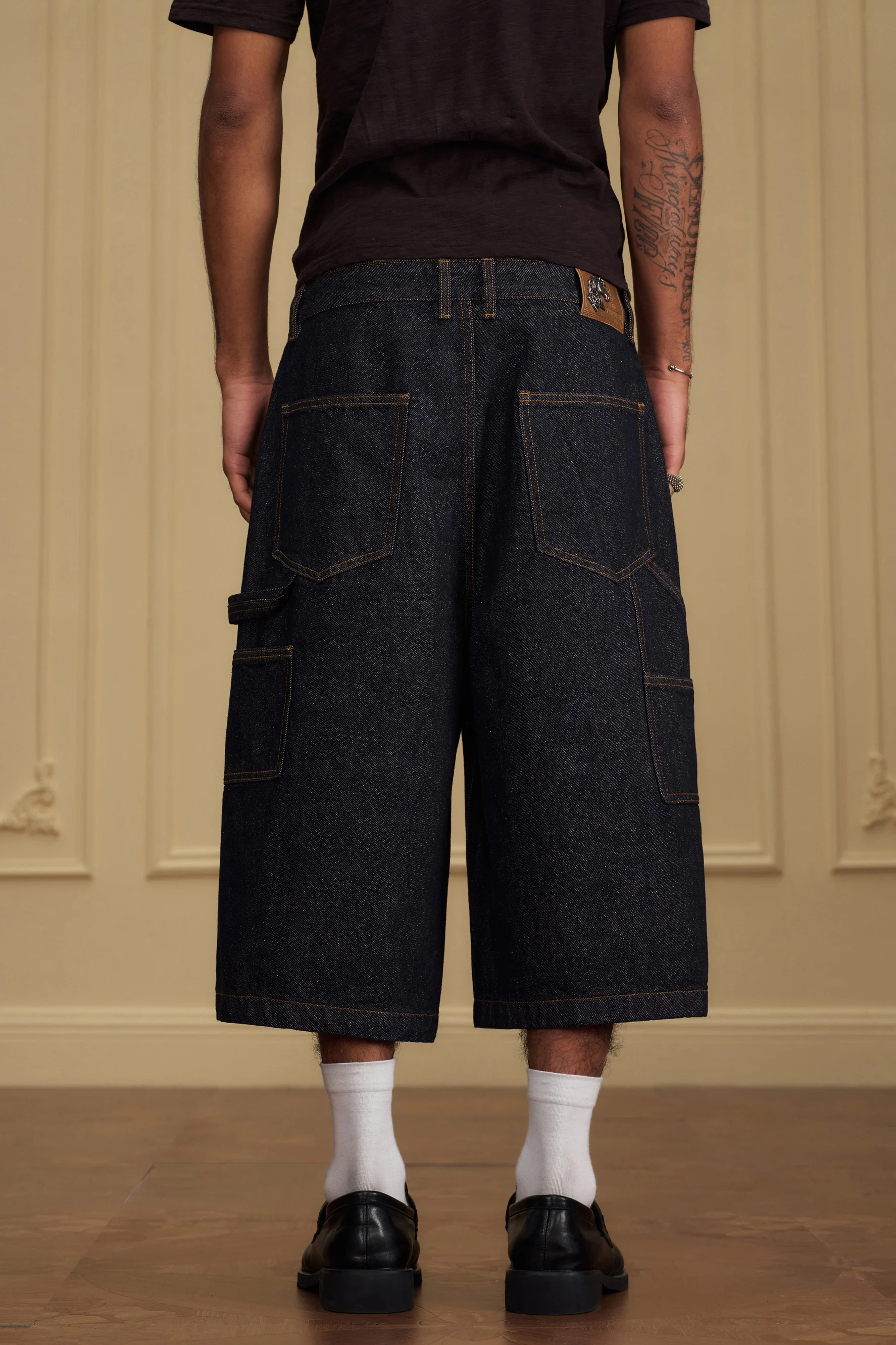 YADCREW RAW DENIM JORTS - Image 4
