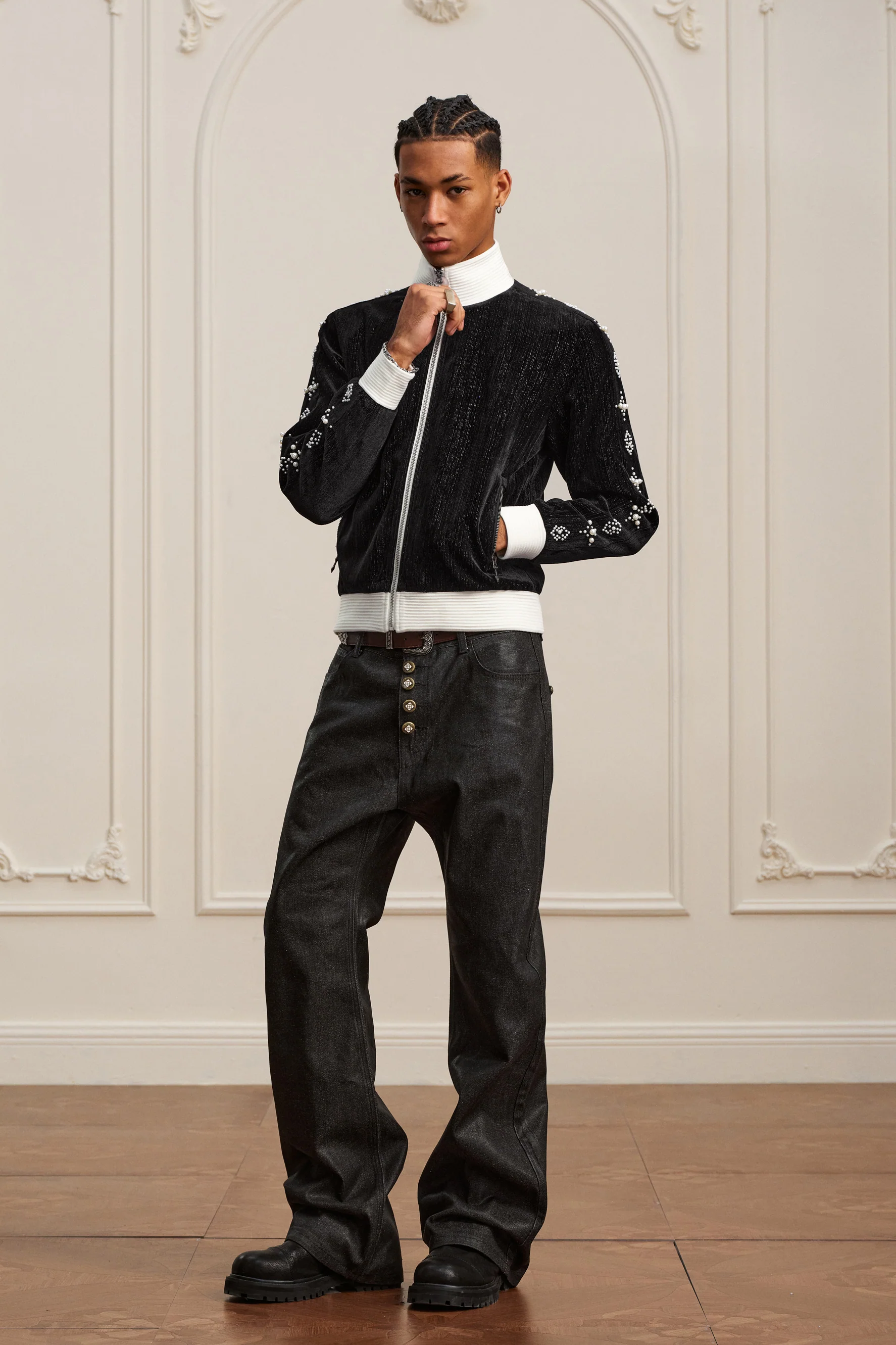 YADCREW VELVET PEARL JACKET - Image 2