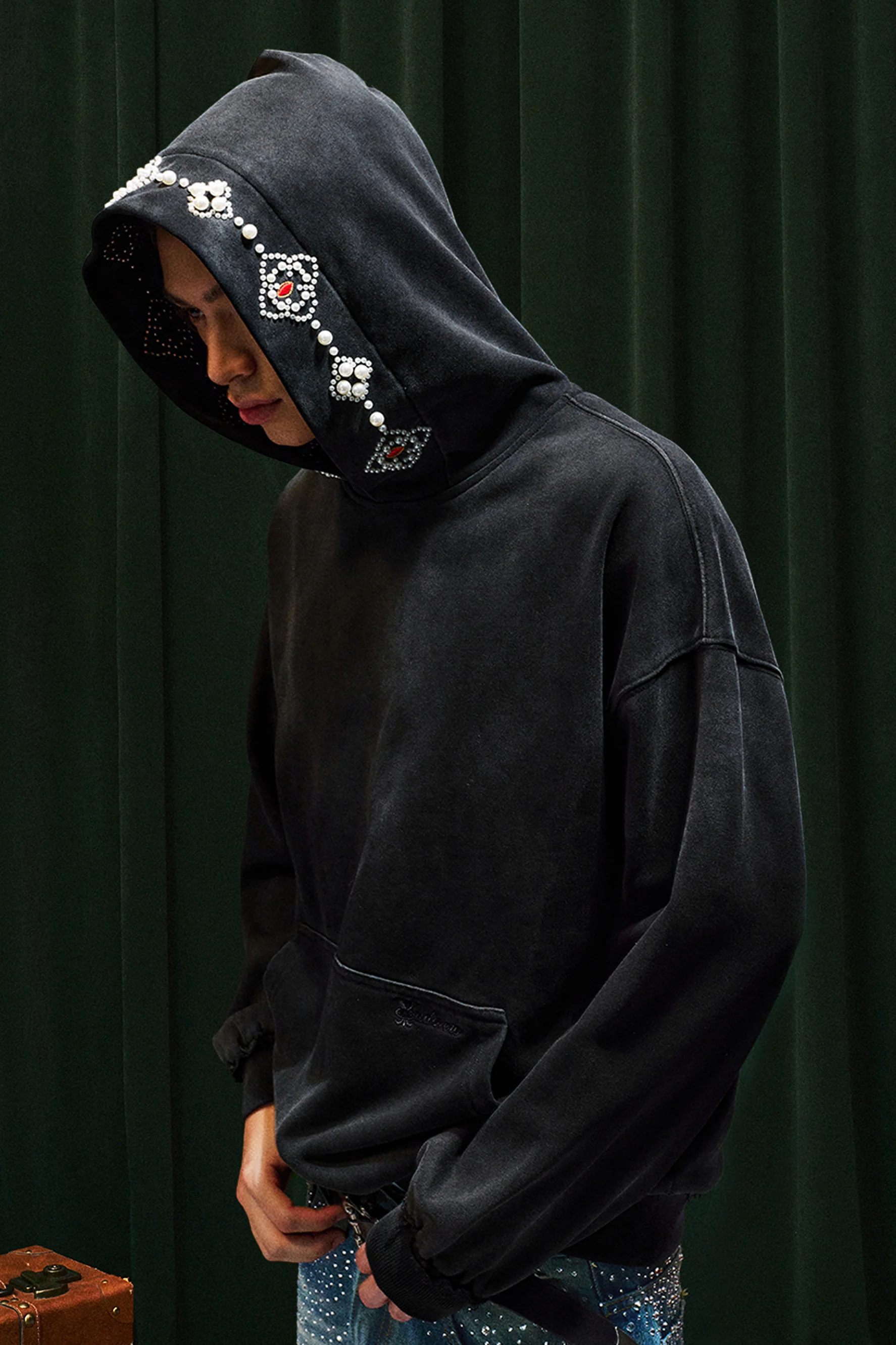 YADCREW WASHED HOODIE